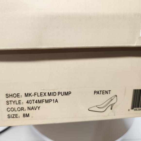 Michael kors flex mid pump Navy color patent Leather - Picture 11 of 14